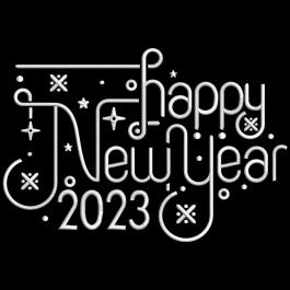Happy New Year Calligraphy Embroidery Design Happy New Year Calligraphy Embroidery Design