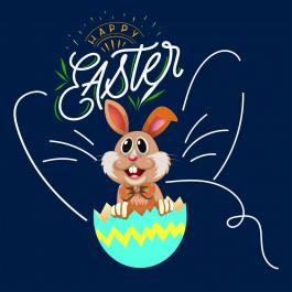 Happy Easter Day Vector Graphics Design | Cre8iveSkill