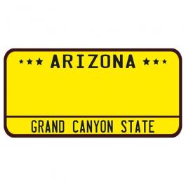 Arizona Licence Plate Vector Graphic Design | Cre8iveSkill