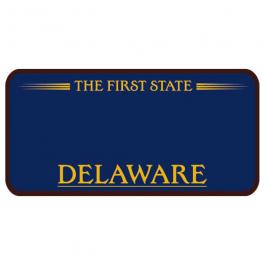 Delaware License Plate Vector Art | Cre8iveSkill