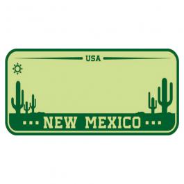 New Mexico License Plate Vector Design | Cre8iveSkill