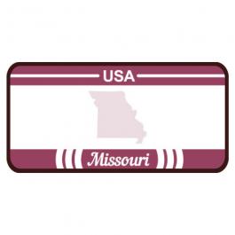 Missouri License Plate Vector Art | Cre8iveSkill