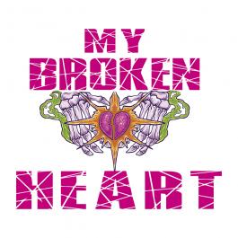 My Broken Heart Vector Graphic Design | Cre8iveSkill