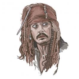 Jack Sparrow High Quality Digital Embroidery Design | Cre8iveSkill