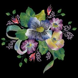 High Quality Denise Flower Coloreel Embroeidery Design | Cre8iveSkill High Quality Denise Flower Coloreel Embroeidery Design | Cre8iveSkill