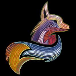 Stunning Fox Coloreel Embroidery Design- Cre8iveSkill