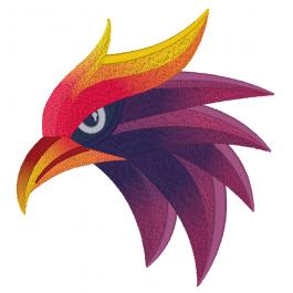 Falcon Bird Coloreel Embroidery Design | Cre8iveSkill