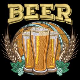 High Quality Beer Embroidery Pattern | Cre8iveSkill High Quality Beer Embroidery Pattern | Cre8iveSkill
