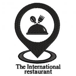 High Quality The International Restaurant Embroidery Design | Cre8iveSkill High Quality The International Restaurant Embroidery Design | Cre8iveSkill
