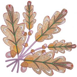 Shop Oak Leaves Machine Embroidery Design | Cre8iveSkill Shop Oak Leaves Machine Embroidery Design | Cre8iveSkill