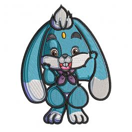 High Quality Blue Rabbit Machine Embroidery Design | Cre8iveSkill High Quality Blue Rabbit Machine Embroidery Design | Cre8iveSkill