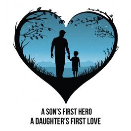 Father Love Vector Design- Cre8iveskill