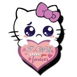I Will love You Forever Vector Graphic Design | Cre8iveSkill