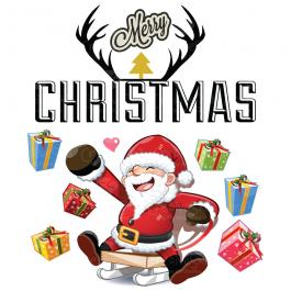Merry christmas Santa Claus Vector Design