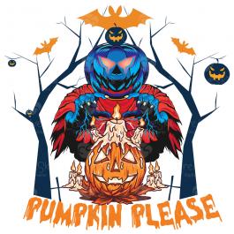 Download Pumpkin Please Halloween Vector Design | Cre8iveeskill