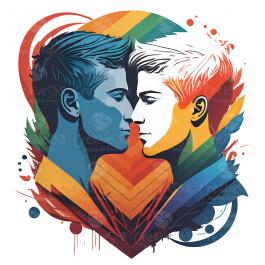 Quality LGBT Couple Vector Design | Cre8iveSkill