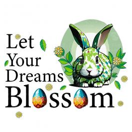 Let Your Dreams Blossom Vector Graphic Design | Cre8iveSkill