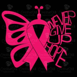 Never Give Up Hope High Quality Vector Graphic Design | Cre8iveSkill