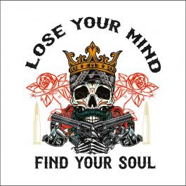 Lose Your Mind Find Your Soul Vector Art | Cre8iveSkill