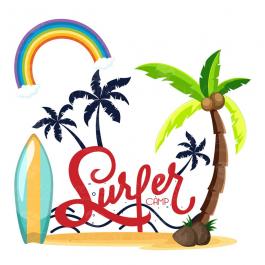 Quality Surfer Camp Vector Art Design  | Cre8iveSkill