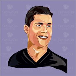Cristiano Ronaldo Vector Graphic Design | Cre8iveSkill