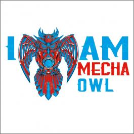 I Am Mecha Owl Vector Graphic Design | Cre8iveSkill