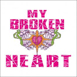 My Broken Heart Vector Graphic Design | Cre8iveSkill