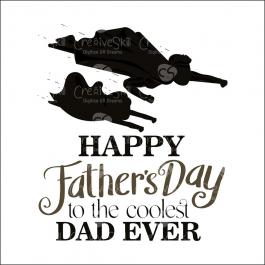 Coolest Dad Ever Vector Design | Cre8iveSkill