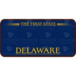Delaware License Plate Vector Art | Cre8iveSkill