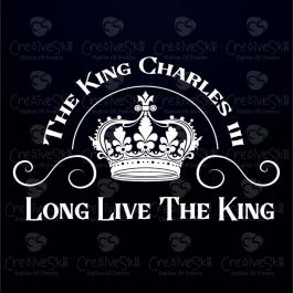 Download Long Live The King Coronation Vector Graphic Design | Cre8iveSkill