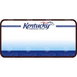 Creative Kentucky Licence Plate Vector Graphic Design | Cre8iveSkill