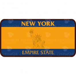 High Quality New York License Plate Vector Graphic Design | Cre8iveSkill