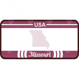 Missouri License Plate Vector Art | Cre8iveSkill