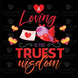Love Quotes Valentine Day Vector Graphic Design | Cre8iveSkill