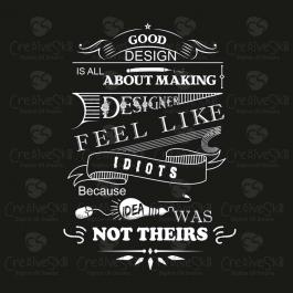 Feel Like Idiots Vector Art Typography Design | Cre8iveSkill