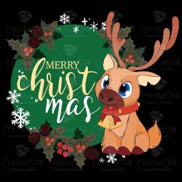 Christmas Reindeer Vector Design | Cre8iveSkill