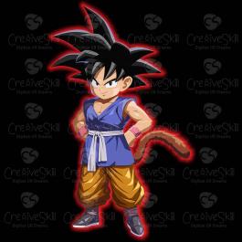 Kid Goku Vector Artwork Cre8iveskill Kid Goku Vector Artwork Cre8iveskill