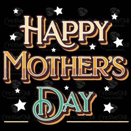 Happy Mothers Day Vector Graphic Design For T-Shirts | Cre8iveSkill