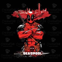 Deadpool Vector Art Design | Cre8iveSkill