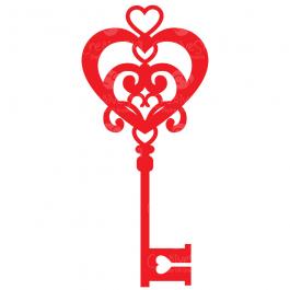 Valentine Heart Lock Key Vector Graphic Design - Cre8iveskill