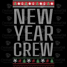 New Year Crew Vector Graphic Design - Cre8iveSkill