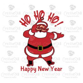 Ho Ho Ho Happy New Year Vector Graphic Design - Cre8iveSkill Ho Ho Ho Happy New Year Vector Graphic Design - Cre8iveSkill
