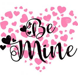 Be Mine Valentine Vector Art Design - Cre8iveSkill