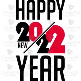 Happy New Year 2022 Vector Art Designs-Cre8iveSkill
