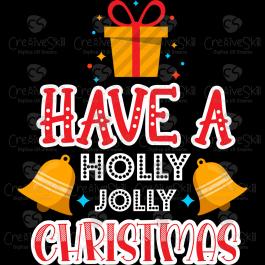 Have A Holly Jolly Christmas Vector Graphic Design - Cre8iveSkill