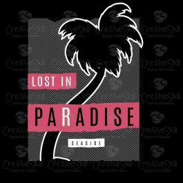 Vector Art Design Lost In Paradise