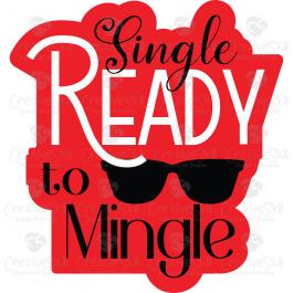 Single Ready To Mingle Vector Typography Design - Cre8iveSkill