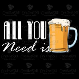 Vector Art Design Beer Mug - Cre8iveSkill