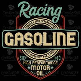 Racing Gasoline Vector Graphic Design Racing Gasoline Vector Graphic Design