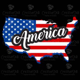 USA American Flag Cre8iveskill